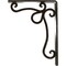 Ekena Millwork Orleans Wrought Iron Bracket, (Single center brace), Antiqued Warm Silver 1 1/2"W x 5 1/2"D x 8"H BKTM01X05X08SOLAWS - alternate 7